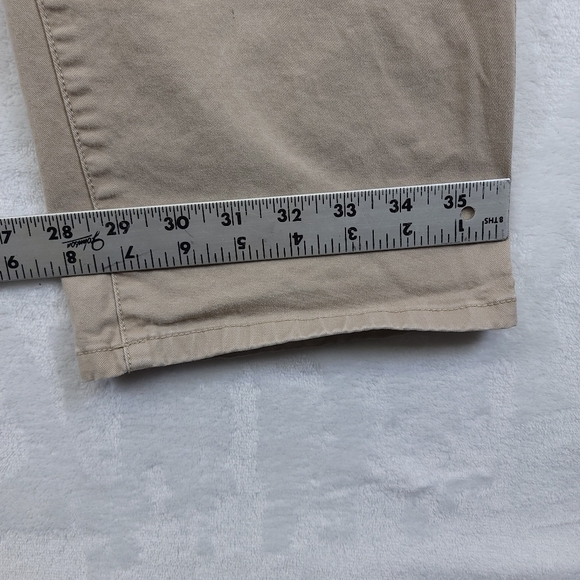 Bonobos Chino Pants Men's 32x32 Tan Flat Front Slash Pocket Cotton Casual - Picture 7 of 10